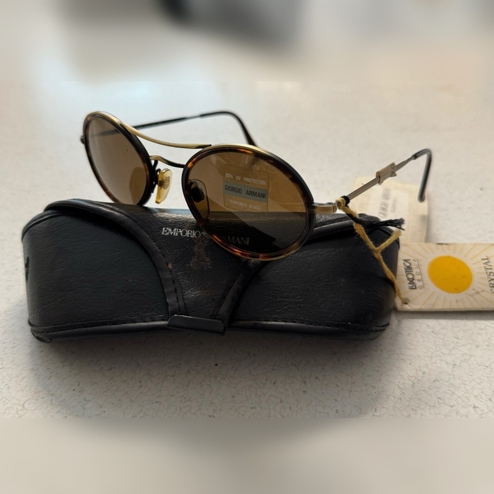 Vintage Giorgio Armani 626 818 Tortoise Shell Sunglasses